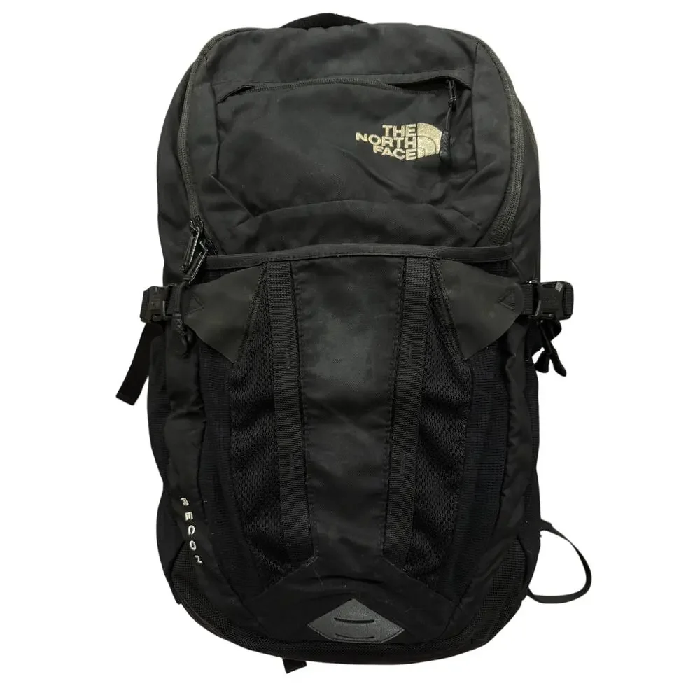 The North Face Big Shot Backpack Black FlexVent Laptop Hiking Travel 35L Daypack